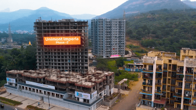 Project Image of 381.0 - 726.0 Sq.ft 1 BHK Apartment for buy in Unimont Imperia Signature Tower