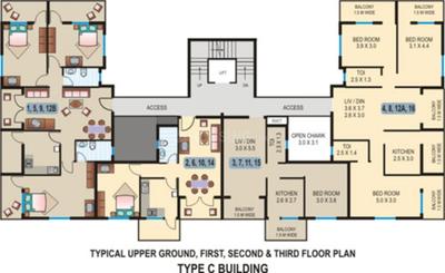 Project Image of 763.0 - 1431.0 Sq.ft 1 BHK Apartment for buy in Nanu Sapana Oasis