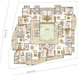 Project Image of 785.0 - 2320.0 Sq.ft 1 BHK Apartment for buy in Aswan The Courtyard Square