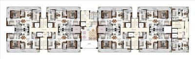 Project Image of 2032.0 - 2058.0 Sq.ft 3 BHK Apartment for buy in Twin Towers