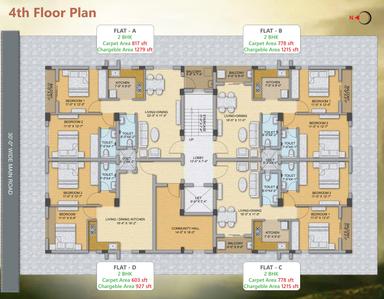 Project Image of 603.0 - 853.0 Sq.ft 2 BHK Apartment for buy in Trinity Ashoka