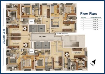 Project Image of 660 Sq.ft 1 BHK Apartment / Flat for sale in Grant Road for Rs. 19400000