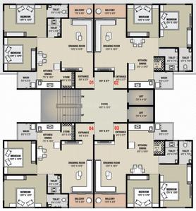 Project Image of 609.0 - 838.0 Sq.ft 2 BHK Apartment for buy in Pandav Sunway Residancy