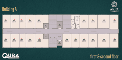 Project Image of 418.0 - 829.0 Sq.ft 1 BHK Apartment for buy in Quba Arfa Garden