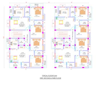 Project Image of 940.0 - 995.0 Sq.ft 2 BHK Apartment for buy in Om Muruga Flats
