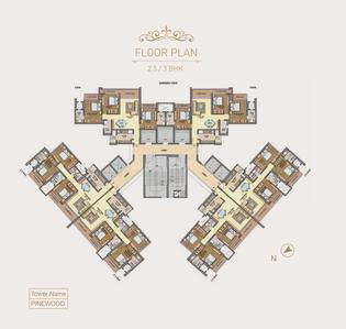 Project Image of 732.0 - 1988.0 Sq.ft 2 BHK Apartment for buy in Runwal Greens