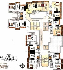 Project Image of 384.0 - 543.0 Sq.ft 1 BHK Apartment for buy in Unity Serenity Gardens Wing E And F