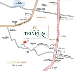 Project Image of 1499.95 - 1674.97 Sq.ft 3 BHK Apartment for buy in Rami Reddy Laxmi Ram Trinetra