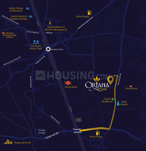 Project Image of 724.95 - 801.59 Sq.ft 2 BHK Apartment for buy in Balaji Oriana Crest Apartment