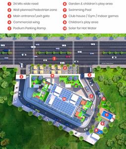 Project Image of 770.0 - 1540.0 Sq.ft 2 BHK Apartment for buy in Royal KP Stellar
