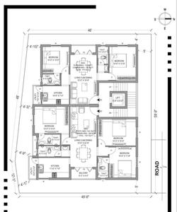 Sai Breeze Flats Breeze Flats Cluster Plan from 1st to 3rd Floor 1