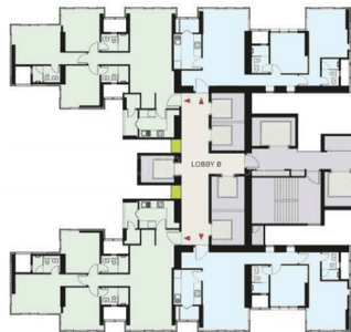 Project Image of 944.0 - 1334.0 Sq.ft 2 BHK Apartment for buy in Lodha Adrina