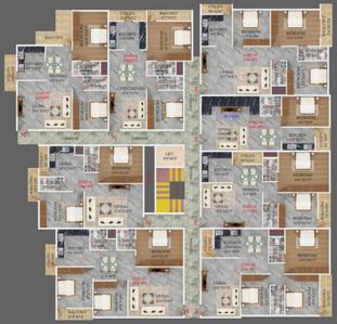 Project Image of 1040.0 - 1500.0 Sq.ft 2 BHK Apartment for buy in Sai Temple Chimes