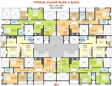 Project Image of 495.0 - 805.0 Sq.ft 1 BHK Apartment for buy in Chintamani Gladiola Paradise