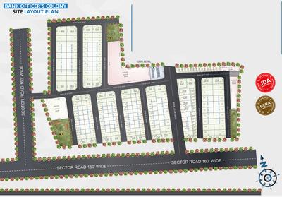 Project Image of 1242.0 - 1800.0 Sq.ft Residential Plot Plot for buy in Bank Officers Colony