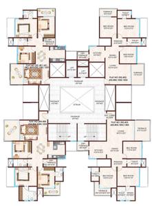 Project Image of 580.61 - 633.35 Sq.ft 2 BHK Apartment for buy in Pharande L Axis Phase 1 Cluster B