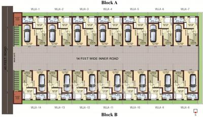 Project Image of 1370.0 - 1430.0 Sq.ft 3 BHK Villa for buy in MGP Blooom Villa