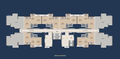 Project Image of 417.0 - 847.0 Sq.ft 1 BHK Apartment for buy in Konnark Stellar