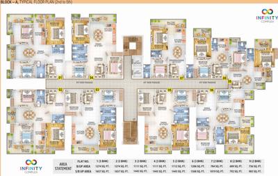 Project Image of 792.0 - 1657.0 Sq.ft 2 BHK Apartment for buy in Vastitude Infinity Complex