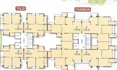 Project Image of 624.95 - 1095.01 Sq.ft 3 BHK Apartment for buy in Indranil Neel s Greenwoods