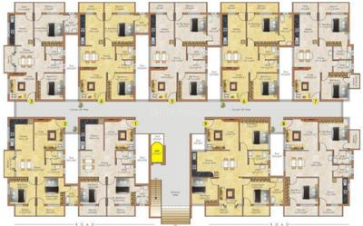 Hosmath Naveen Residency Naveen Residency Typical Cluster Plan From 1st to 4th Floor 1