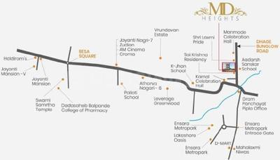 Project Image of 1097.81 - 2159.27 Sq.ft 2 BHK Apartment for buy in MD Heights