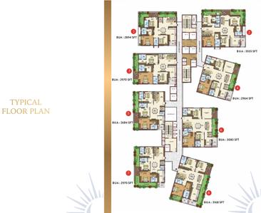 Project Image of 2684.0 - 3555.0 Sq.ft 3 BHK Apartment for buy in 360Life Tower II
