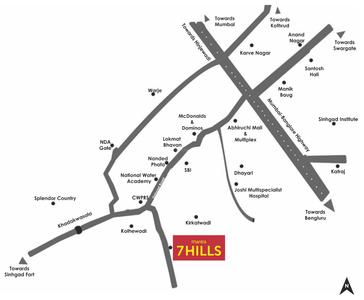 Project Image of 320.0 - 581.0 Sq.ft 1 BHK Apartment for buy in Mantra 7 Hills Phase V