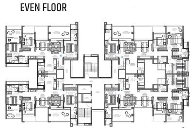 Project Image of 964.0 - 1240.0 Sq.ft 3 BHK Apartment for buy in Kunal Aspiree Phase IV