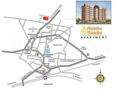 Project Image of 606.0 - 1035.0 Sq.ft 1 BHK Apartment for buy in  Riddhi Siddhi Apartment