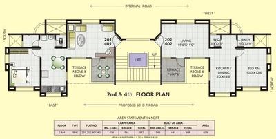 Project Image of 0.0 - 659.0 Sq.ft 1 BHK Apartment for buy in Sanjeevani Nisargvihar Phase II