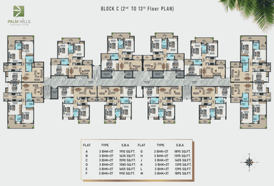 Project Image of 530.0 - 2870.0 Sq.ft 1 BHK Apartment for buy in NK Palm Hills