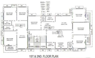 Project Image of 480.0 - 950.0 Sq.ft 1 BHK Apartment for buy in M M Banalata Abasan
