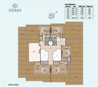 Project Image of 655.0 - 1560.0 Sq.ft 1 BHK Apartment for buy in Sipani Classe