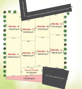 Project Image of 1211.0 - 2396.0 Sq.ft Residential Plot Plot for buy in Green Prestige