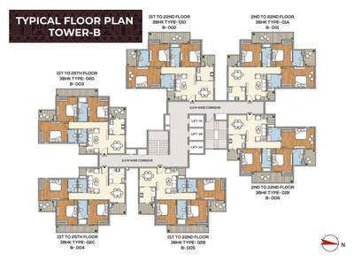 Project Image of 1507.0 - 2245.0 Sq.ft 3 BHK Apartment for buy in Mundeshwari Megapolis
