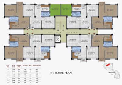 Project Image of 274.0 - 943.0 Sq.ft 1 RK Apartment for buy in Srijan Star Swapno Puron