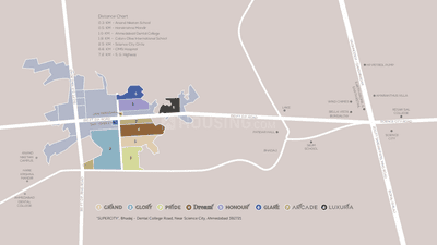 Project Image of 1117.62 - 2401.11 Sq.ft 3 BHK Apartment for buy in Shrinivas Luxuria