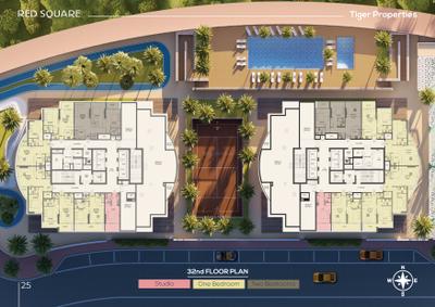 Project Image of 327.0 - 923.0 Sq.ft Studio Studio Apartment for buy in Tiger Red Square