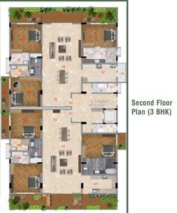 Project Image of 1938.0 - 3134.3 Sq.ft 3 BHK Apartment for buy in Bel Air