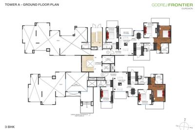 Project Image of 1821.04 - 4611.04 Sq.ft 3 BHK Apartment for buy in Godrej Frontier