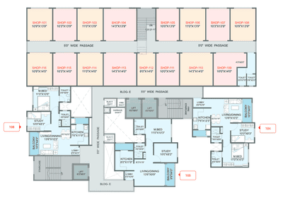 Project Image of 457.0 - 798.0 Sq.ft 1 BHK Apartment for buy in Adhya Radha Krishna