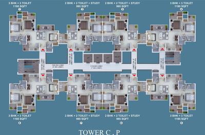 Project Image of 895.0 - 1395.0 Sq.ft 2 BHK Apartment for buy in Ajnara Khel Gaon Phase 1 Tower A B C And D