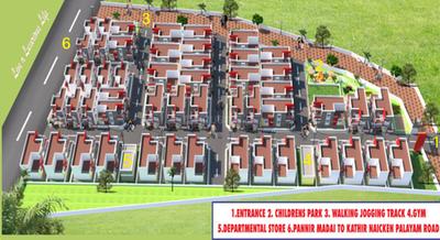 Project Image of 1200.0 - 2150.0 Sq.ft 2 BHK Villa for buy in Green Nest Ganapathy Garden Villas