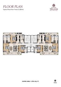 Project Image of 1767.0 - 2704.0 Sq.ft 3 BHK Apartment for buy in Amayra Trillium