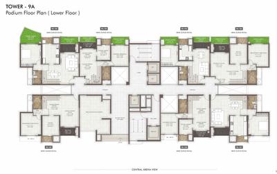 Project Image of 596.54 - 1488.86 Sq.ft 1 BHK Apartment for buy in Gera Island Of Joy Project B
