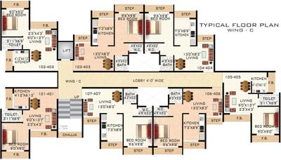 Project Image of 251.0 - 321.0 Sq.ft 1 BHK Apartment for buy in Saiguru Royal Park