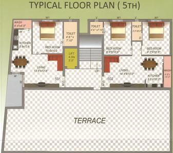 Project Image of 363.0 - 500.0 Sq.ft 1 BHK Apartment for buy in Amrutdhara Amrut Arcade