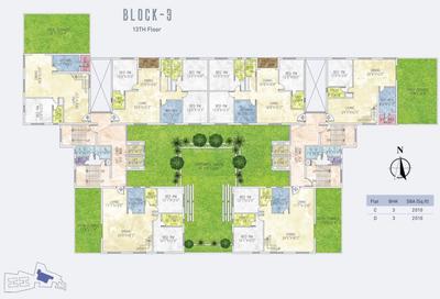 Project Image of 1650.0 - 3150.0 Sq.ft 3 BHK Apartment for buy in Jain Dream One Block 3 & 4
