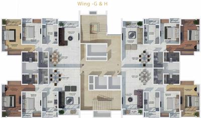 Project Image of 736.0 - 1891.0 Sq.ft 2 BHK Apartment for buy in Sheth Avalon Phase 1